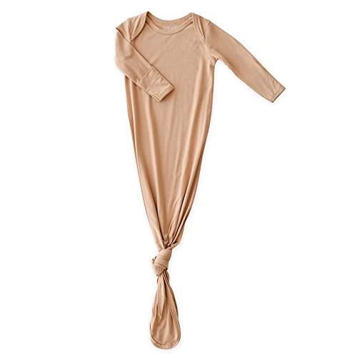 Image of Wallaby Kids Extra Tall Knotted Baby Gown, Super Soft Viscose from Bamboo Newborn Sleeper for Baby Girl and Boy