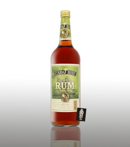 Cabo Bay echter Rum 1L (37,5% vol.) sorgfältig gebrannt inkl. Mixcompany Postkarte- [Enthält...