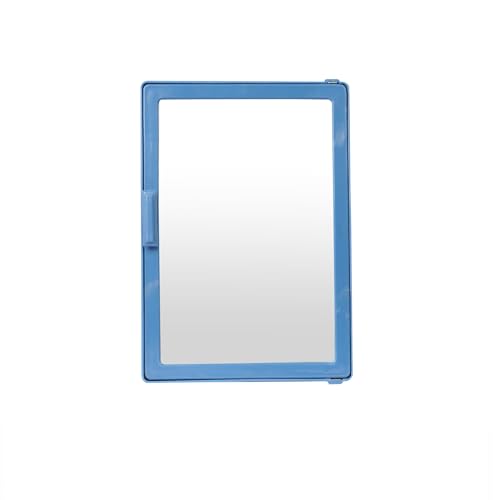 Image of PGen Small Size Mini Wall Mounted Mirror Storage Cabinet Organiser Shelf for Bathroom Kitchen Washbasin Dressing Room (Navy Blue)