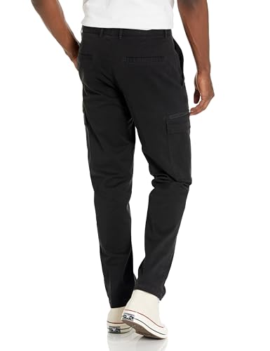 HUGO Men's Slim Fit Garment Dyed Cotton Mix Cargo Pants2