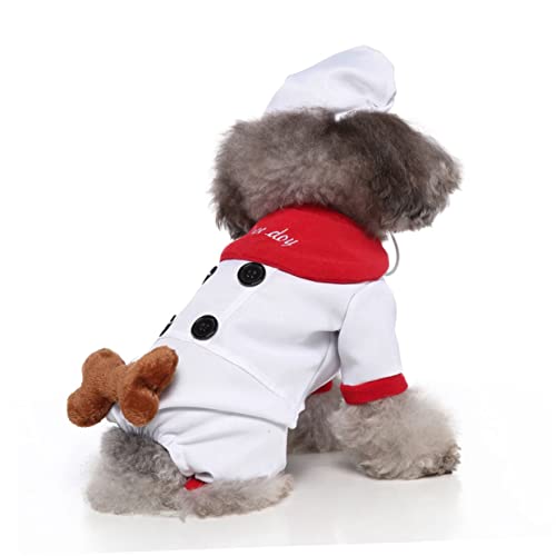 Disfraz para perro blanco talla L miniatura 7