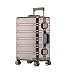 Reisekoffer aus Aluminium-Magnesium-Legierung, Rollgepäck, große Kapazität, Trolley, Handgepäck, Kabinenkoffer, titan, 61 cm (24 zoll)