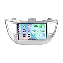 MSD 2+64G Bildschirm Autoradio für Hyundai Tucson (2014-2018) | Wireless Carplay Android Auto | Android 15 9 Zoll GPS Navi Radio | Lenkradsteuerung WiFi DSP DAB Bluetooth 5.0 | Rückfahrkamera 2 Din