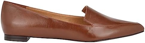 Nine West Women's Abay Loafer Flat, Brown Patent 210, 7 | Image 4