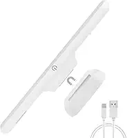 Luminária LED Recarregável Sem Fio com Suporte Magnético e Botão Touch | Luz Bastão USB 35cm para Armário, Closet, Cozinha e Escritório Premium