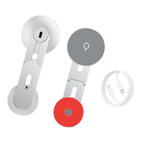 Support de téléphone magnétique pour ordinateur pliable en métal
