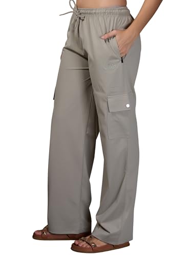 Image of CUPID Women Smart Slim Fit Easy Wash Cotton Cargo Pants
