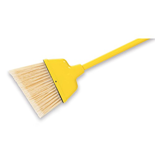 Malish 055905 Small Yellow Flagged Angle Broom with Handle