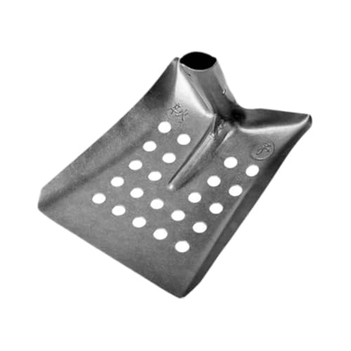 Fonowx Bêche en métal pour nettoyage de boue et drainage extérieur, CarrÉ, 27x21x16.5cm