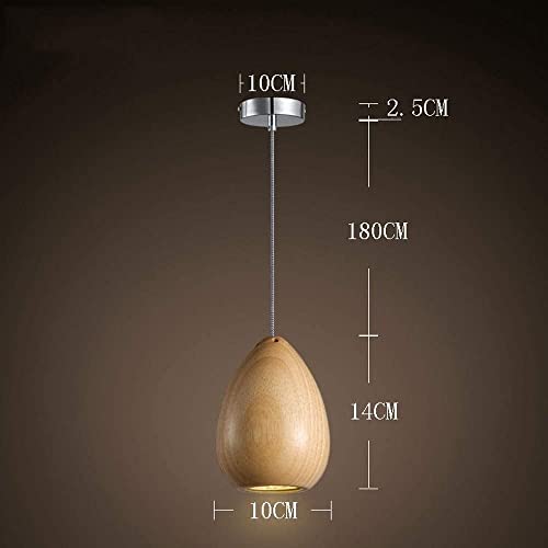 Lámpara minimalista de madera para techos con falta de espacio e iluminación 8