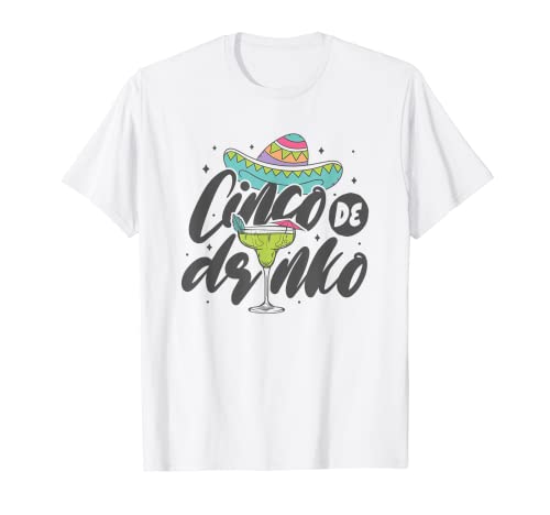 Cinco De Mayo Camisa para mujer Margaritas México Beer Fiesta Camiseta