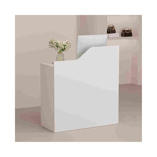 White 23.6in Checkout Counter