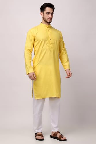 Image of Royal Kurta Men's Cotton Printed Kurta Pyjama