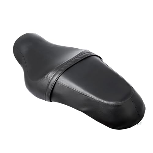 Siège moto double en PU noir amortissant pour confort de conduite Sportster XL1200