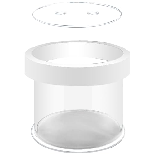 魚用フローティングブリーダーボックス 浮遊魚飼育箱 アクリル水族館順化孵化場インキュベーター 魚卵隔離ネット 魚 繁殖用 隔離ボックス 透明 稚魚保護 浮遊式&固定式 小型魚用 簡単取り付け 観察しやすい 水槽アクセサリー 10×8cm