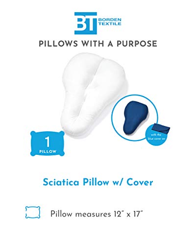 Pillows With A Purpose S-SCILIGJBOSET Sciatica Nerve Pain Relief Pillow Hypoallergenic Saddle Shaped Cushion thumb #1