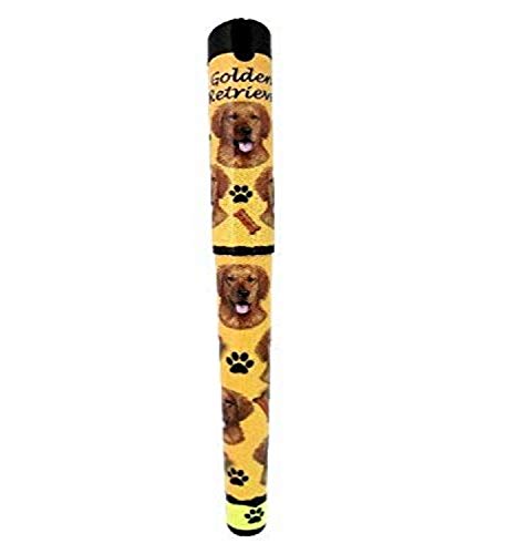 Bolígrafo Gel E&S Pets Golden Retriever con Agarre Perfecto
