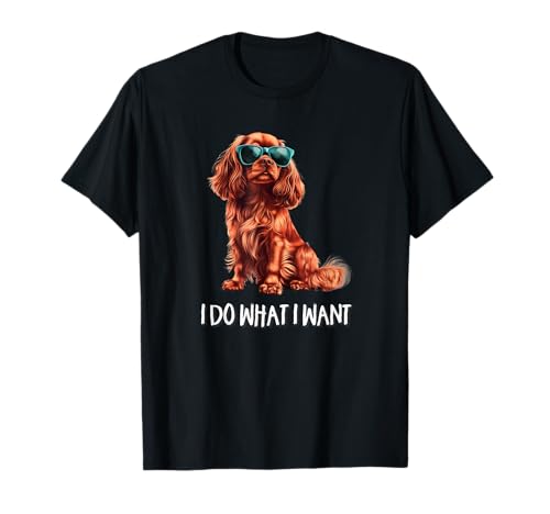 Funny What I Want Ruby Cavalier King Charles Spaniel Lover T-Shirt
