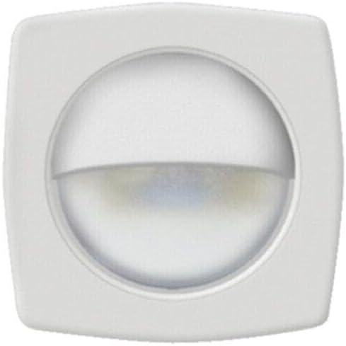 LED51894DP Recessed White Courtesy/Companion Way Light - White Housing LED51894DP