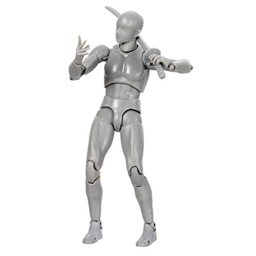 Figure modelo Mannequin para dibujo con accesorios miniatura 2
