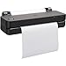 HP DesignJet T210 Large Format 24-inch Color Plotter Printer, Includes 2-Year Warranty Care Pack (8AG32H),Black