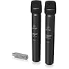 Behringer ULTRALINK ULM202USB High-Performance 2.4 GHz Digital Wireless System with 2 Handheld Microphones and Dual-Mode USB Receiver #2