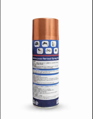 Image of Polo Spray Paint for Metal,Wood,Walls and Automotive Cars,Bikes(Multipurpose)|Quick Drying|Durable|400ml (Copper)