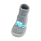 ROMIDA Babyschuhe Mädchen Jungen Jungen Schuhe Baby Lauflernschuhe Babyschuhe Kinderschuhe rutschfeste Bodenschuhe Weicher Boden Bodensocken Stricken Sockenschuhe Anti-Rutsch-Socke Schuhe
