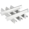 17.5" Stainless Steel Flavorizer Bars for Weber Genesis 300 Series (2011-2016, Front-Mounted Controls), Replacement for Weber 7620 7621 Fits Genesis E-310 E-320 E-330 S-310 S-320 S-330 Heat Plates