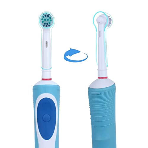 6 Pack Toothbrush Cover Compatible With Oral B Replacement Heads, For Pro 1000, Smart 1500, 3000, 5000, 7000 Vitality, Genius X, Etc Electric Toothbrushes #TOP6