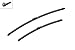 BOSCH 3397118953 AeroTwin OE Replacement Wiper Blades Driver & Passenger Side - Set of 2 (26
