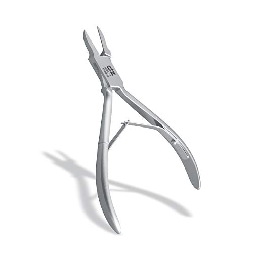 DZ - Alicates de esquina con punta delgada y delgada - Herramienta de podología para trabajos de esquinas finas (13 cm) Cover