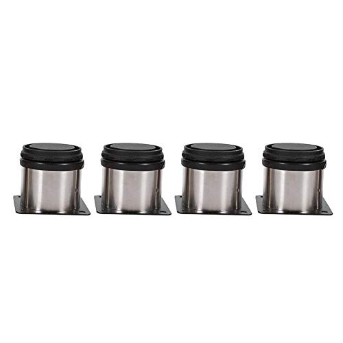 La mejor comparación de Patas de metal para muebles Top diez. 37 Yosoo Patas De Metal para Muebles, 4pcs Patas De Acero Inoxidable Patas De Muebles Redondas Y Ajustables para Sofs Estantes para Mesa Silla Sofá Cama
