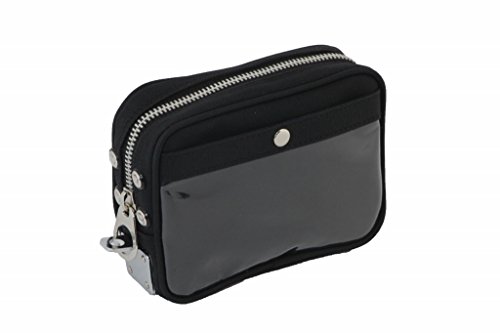 PSS-U 帆布メール用ポーチ SSサイズ 馬蹄錠金具付(南京錠付属無) (紺)