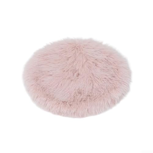 Falda para Árbol De Navidad, Tapete De Felpa Largo con Nieve, Base para Falda De Árbol, Falda Color Crema para Árbol De Navidad, Decoración Navideña, Base Rosa para Árbol De Navidad (Rosa Pequeña)