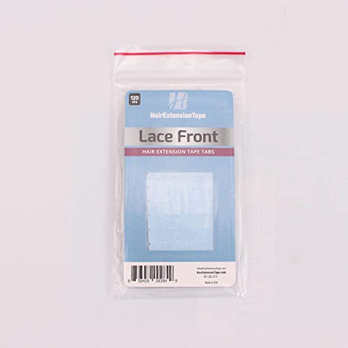 "Lace Front Support" Hair Extensions Tape Double Sided Tapes Stickers Adhesive for Men Hair System Replacement Toupee Wig Bundles Hair Weave Closure(4CM X 0.8CM X 12ROW & 5 pieces in 1 bag)