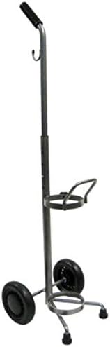 Single Cylinder Size D or E Oxygen Cylinder Cart