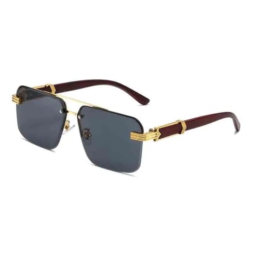 Lunettes de soleil double pont vintage et classiques avec protection totale UV400 pour homme et femme