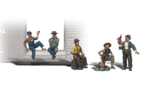 Woodland Scenics N Hobos WOOA2138 set de personnages miniatures