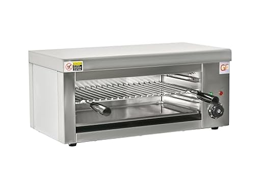 Gasfrit Salamandra Profesional Eléctrica 2000 W – Acero Inoxidable 18/10 – Temporizador 30 min – 50-300 °C – Uso Industrial Hostelería | Ya disponible en tu tienda friki favorita! En mundofriki.es!