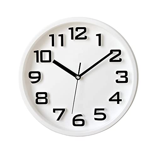 Horloge Murale Silencieuse avec Mécanisme Continu pour Chambre