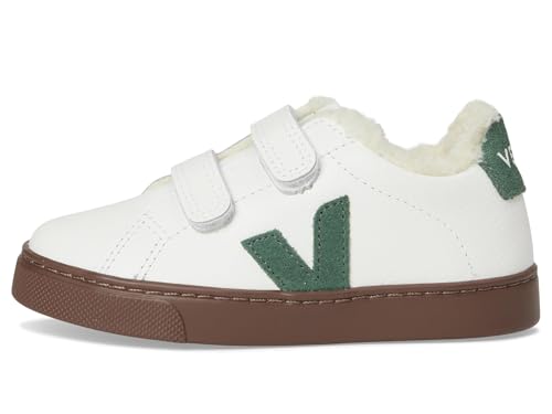 VEJA Kids Small Esplar (Toddler) Sneaker, White Cyprus Bark, 9.5 US Unisex4