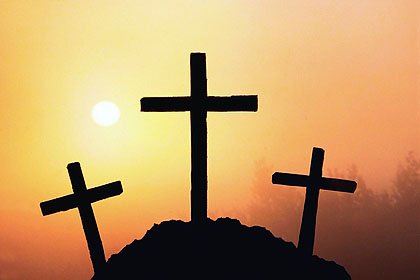 Pintura al óleo Hecha a Mano de GFM de Cross of The Christ Fast Canvas Prints, Pinturas al óleo de Oil Painting Cheap Canvas Prints, Lona, 8 x 10 Inch