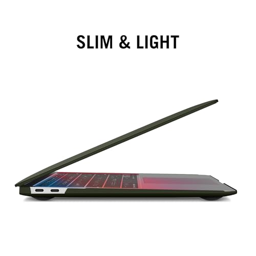 Image of DailyObjects Olive Frosted Hardshell Protective Case for MacBook Air 15 /15.3 inch|Release M4 A3241 M3 A3114 M2 A2941|Sleek Design Light Weight|Impact Resistant|Ventilated Bottom