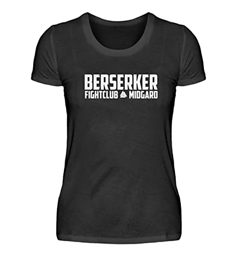 T-Shirt Wikinger Berserker Fightclub robuste noir XXL à imprimé mythologie pour bodybuilding