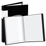 JIANTA A3 Presentation Display Book Folder, 40 Pocket Presentation Portfolio Folder with Clear Plastic Sleeves, Art Portfolio Storage Book for Painting Artwork