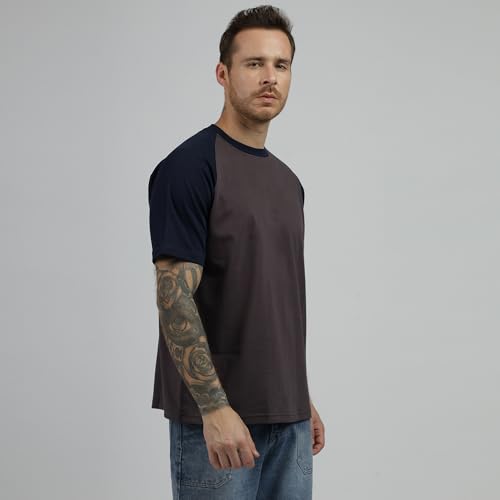 Image of BE SAVAGE Raglan 210 GSM T-Shirt for Men Casual Wear T Shirt T Shirts for Men