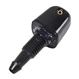 Rear Windshield Wiper Washer Nozzle Sprayer Jet Fit for Honda CRV 2002 2003 2004 2005 2006 2007 2008 2009 2010 2011 Black Accessories