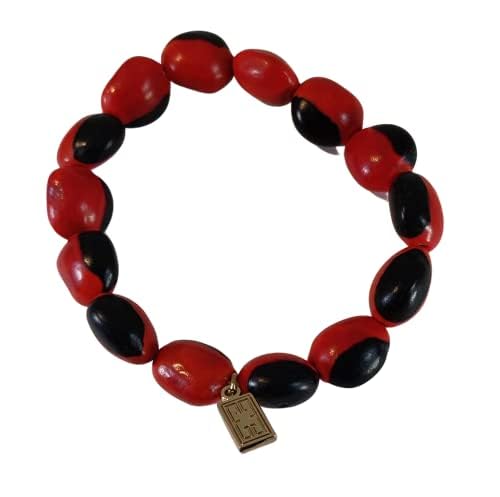 Classic Stretchy Adjustable Beaded Bracelet for Women 6.5” - 7.5” w/Meaningful Good Luck Huayruro Seeds Beads - Great Gifts for Mom, Daughter, Sister, Aunt, Girlfriend2