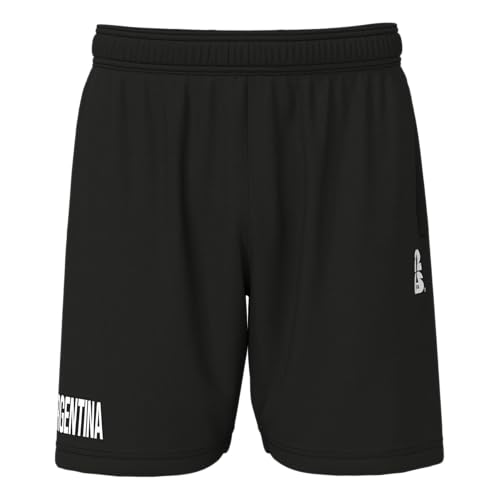 Outerstuff FIFA World Cup 2026 Mens Mesh Pull On Elastic Waist Short,Argentina-Black,Large